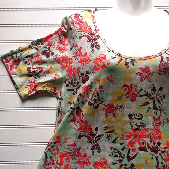LLR Floral Printed Perfect T Top-#85313 - Picture 4 of 14